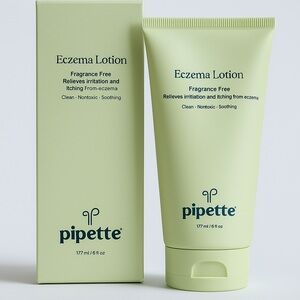 Pipette Eczema Lotion 177ml / 6 fl oz Fragrance Free Soothing Hypoallergenic NEW